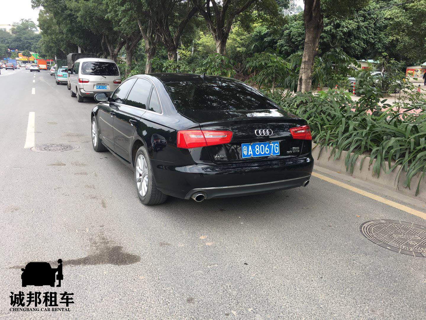 奧迪A6L尾部